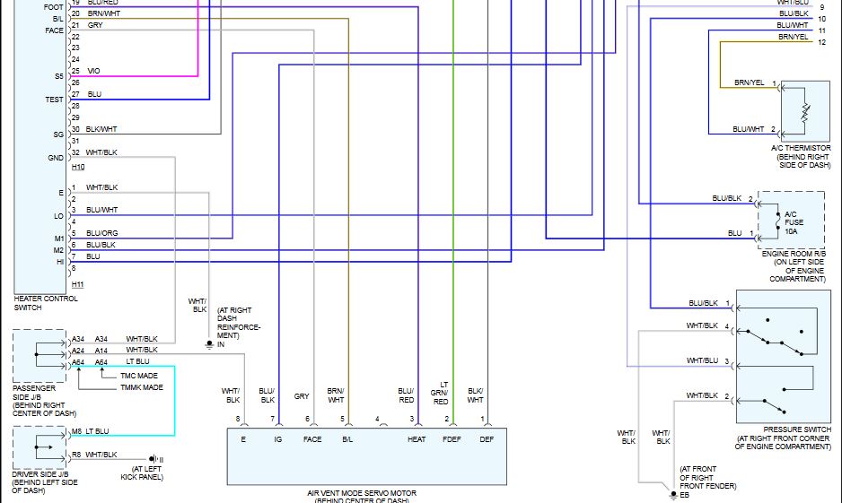 2003 Toyota Camry V6 A C Wiring Diagram Scannerdanner Forum