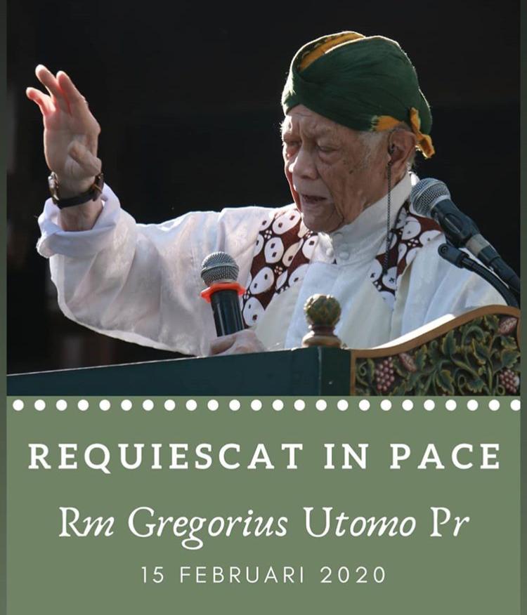 In Memoriam Romo Gregorius Utomo Pr (1929-2020): Sang “Begawan” Devosi Hati  Kudus Yesus Ganjuran | SESAWI.NET