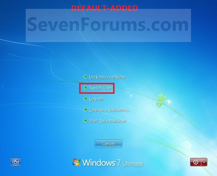 Ctrl+Alt+Del and Start Menu - Add or Remove Switch User Windows 10 Forums