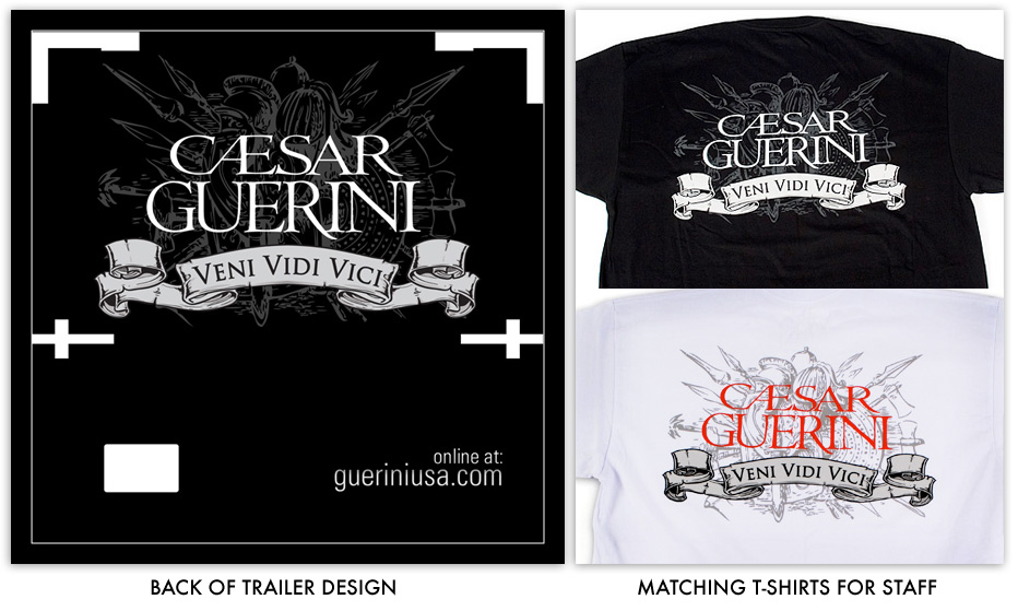 Caesar Guerini Trailer Wrap Shaun Burkowski Graphic Web Print Apparel Design