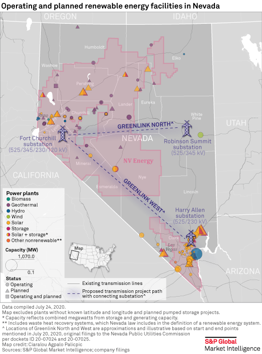 A Look At New Solar Energy Storage Capacity Planned In Nevada S P Global Market Intelligence