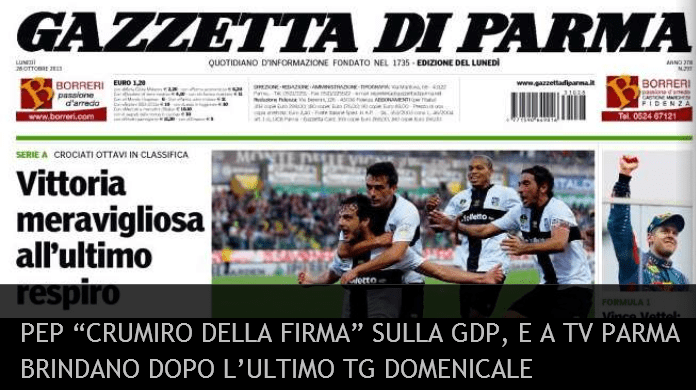 Sulla Gazzetta Di Parma Sono Tornate Le Firme Dei Redattori Sportivi » Stadio Ennio Tardini Parma 390_x_696_png