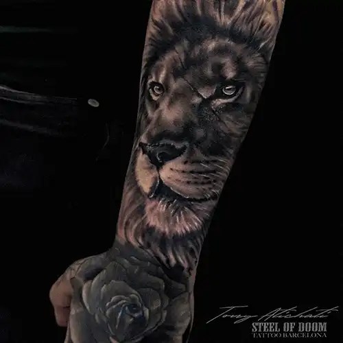 Tatuajes Realistas De Leones - Steel Of Doom Tattoo Barcelona & Piercing 500_x_500_webp