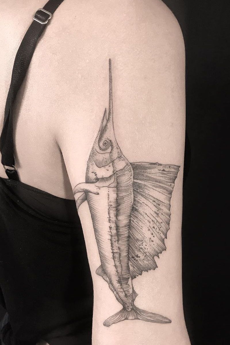 30 Pretty Sailfish Tattoos You Will Love | Style Vp | Page 2 1200_x_800_jpg