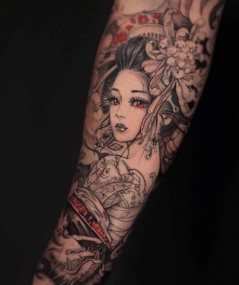30 Pretty Geisha Tattoos You Will Love | Style Vp | Page 6 952_x_800_jpg