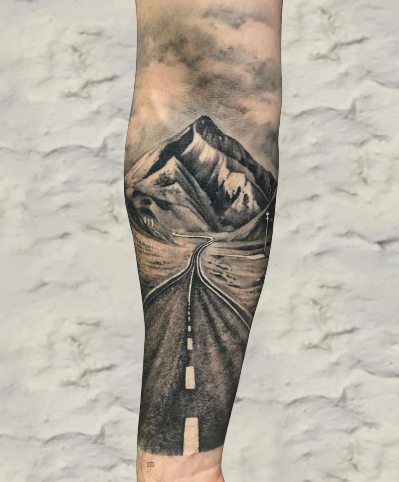 30 Pretty Road Tattoos To Inspire You | Style Vp | Page 3 965_x_800_jpg