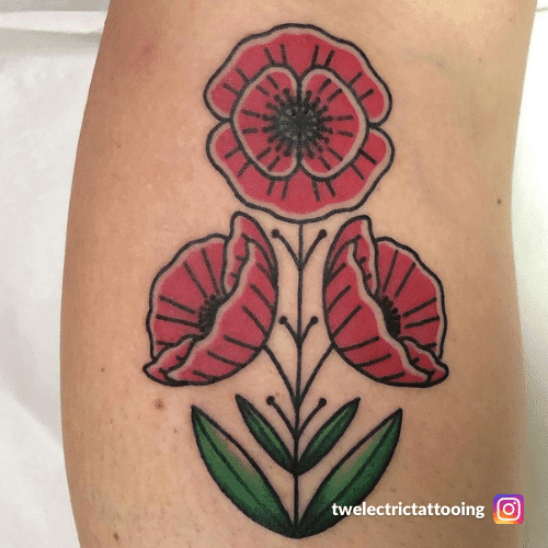 Il Significato Tatuaggio Del Papavero - Foto Ed Idee 500_x_500_png