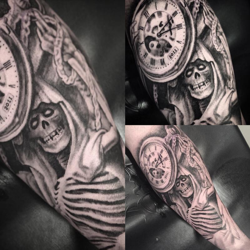 Life And Death Tattoo By Stevie Monie: Tattoonow 800_x_800_jpg