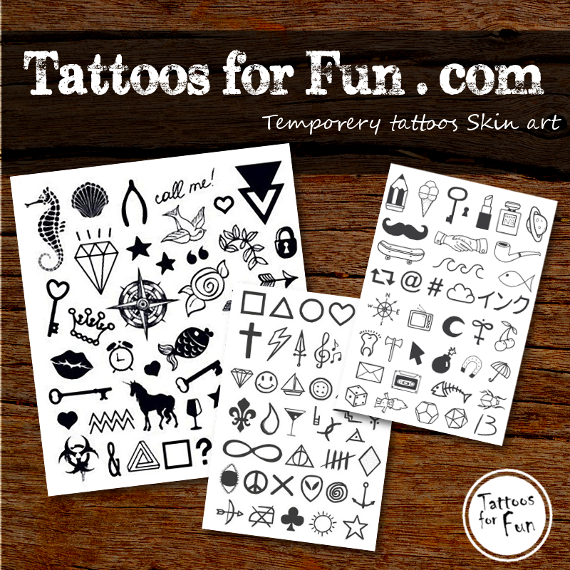 Fingers Black & White Temporary Tattoo - Tattoos For Fun 800_x_800_jpg