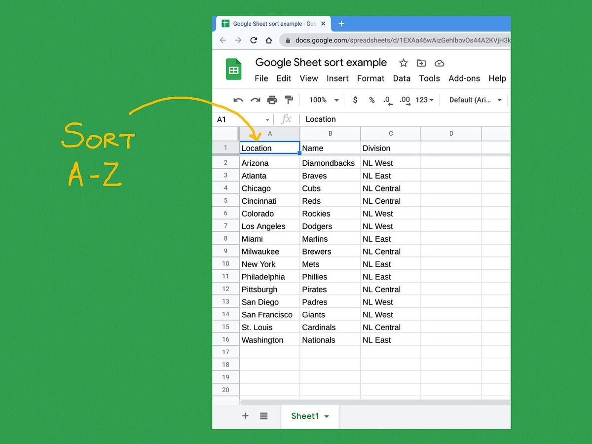 How To Add A Table In Google Sheets