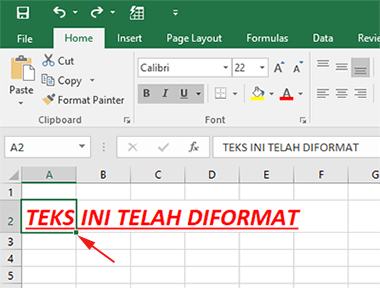 Cara Menghapus Pemformatan Sel (Cell) Di Excel Dengan Cepat