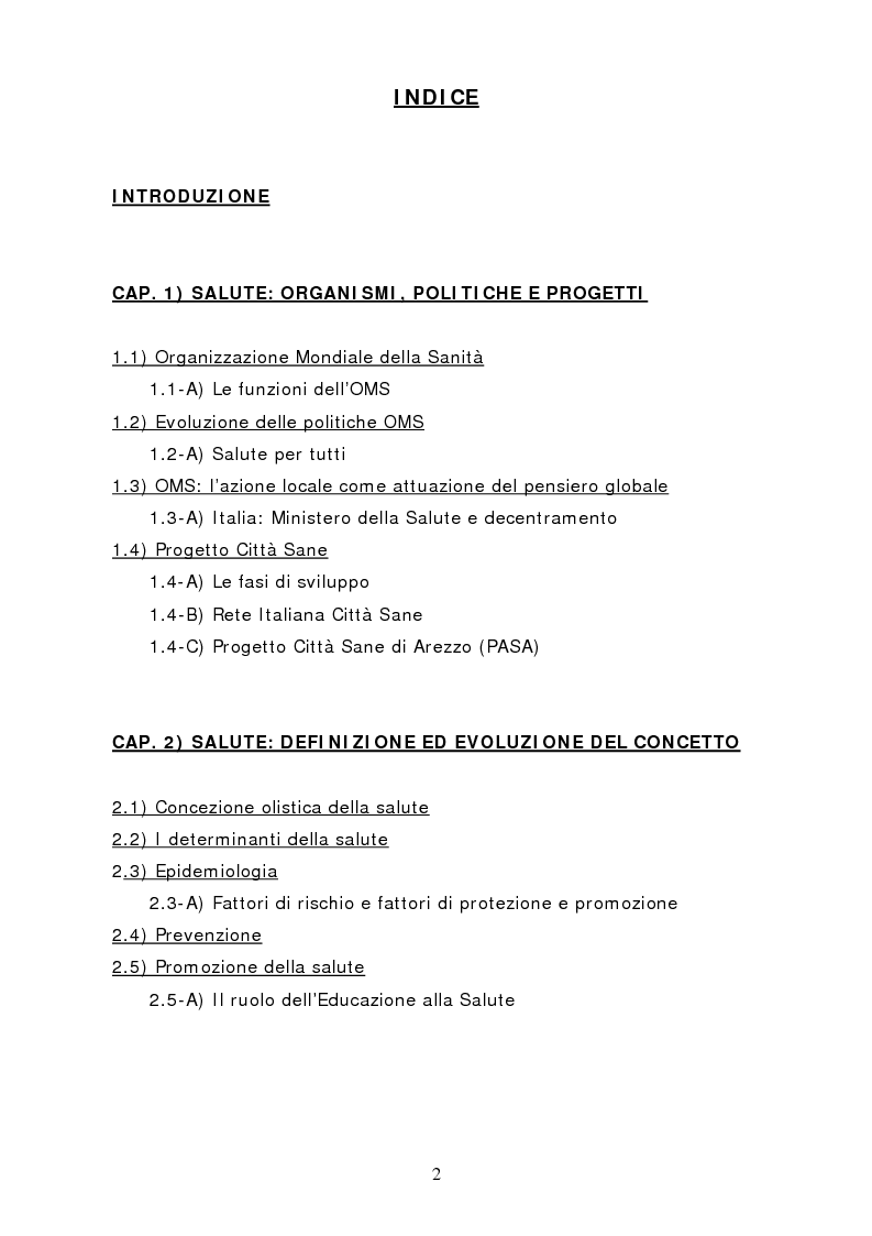 Salute: Dalla Cura Alla Promozione. Il Profilo Di Salute Come Strumento Di Cambiamento. - Indice - Pagina 1 Di 2 1123_x_793_png