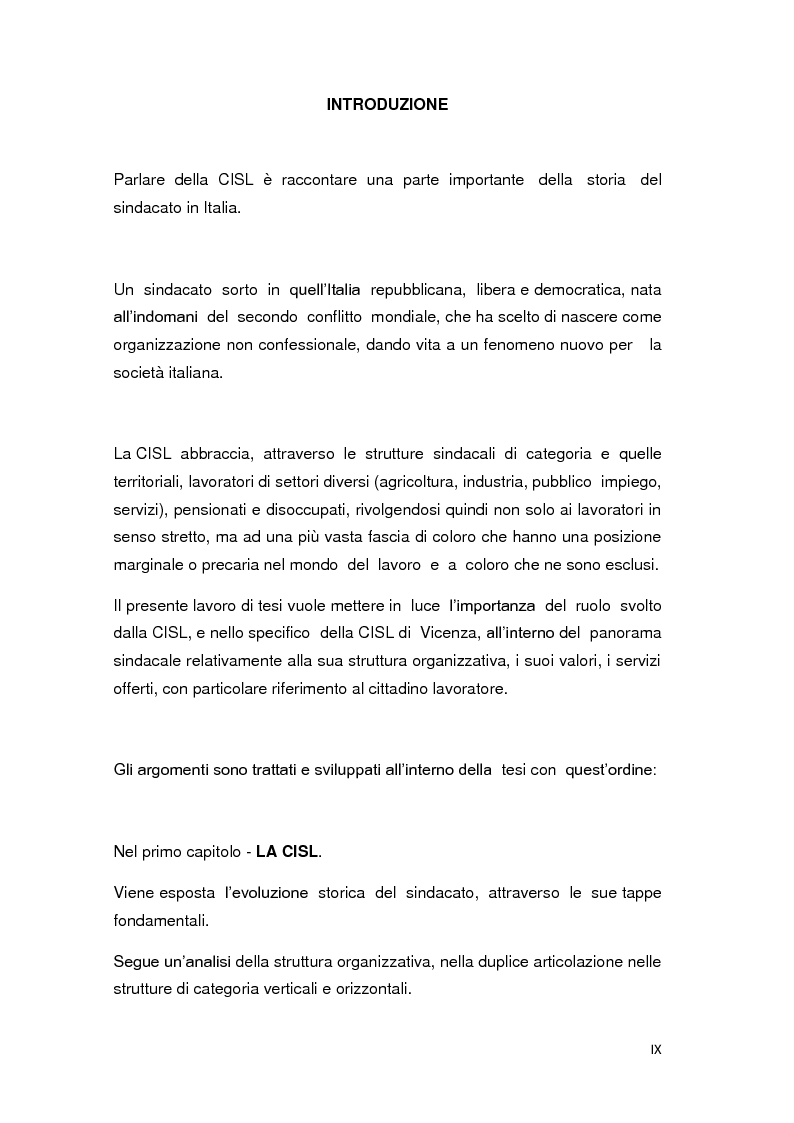La Cisl Di Vicenza E I Suoi Servizi Al Cittadino-Lavoratore - Tesi Di Laurea - Tesionline 1123_x_794_png