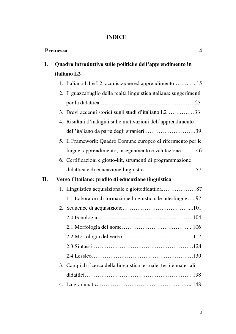 Percorsi Di Educazione Linguistica E Strategie Evolutive Dell'italiano L2. Approcci Glottodidattici E Suggerimenti Glottomatetici Agli Studenti Erasmus Per Un'innovativa Fruizione Del Laboratorio Multimediale. - Indice - Pagina 1 Di 2 1123_x_794_png