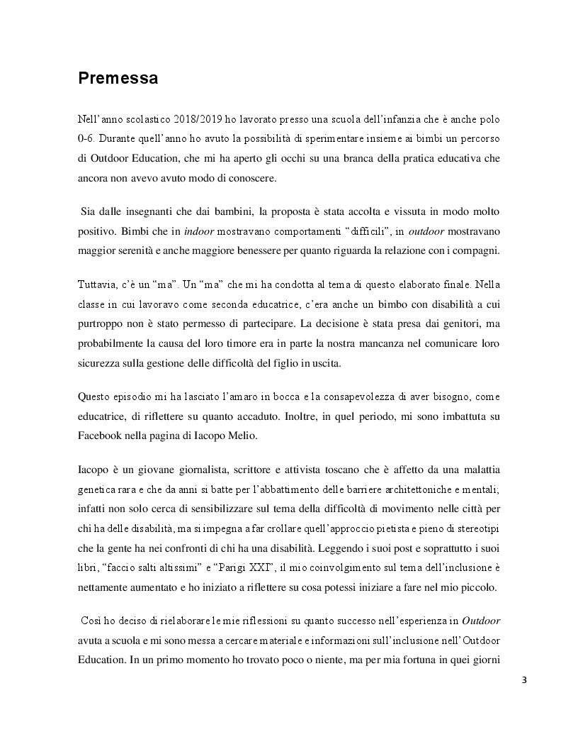 L'outdoor Education Come Pratica Inclusiva: Uno Sguardo Critico Internazionale E Progettuale - Tesi Di Laurea - Tesionline 1056_x_816_png