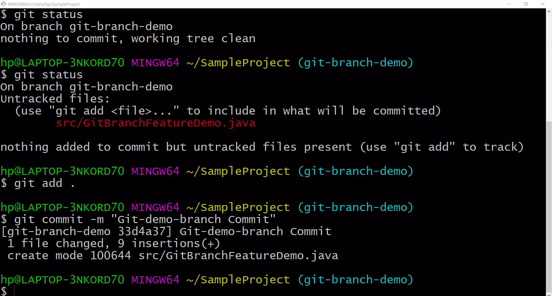 Create A Git Branch Testingdocs Com
