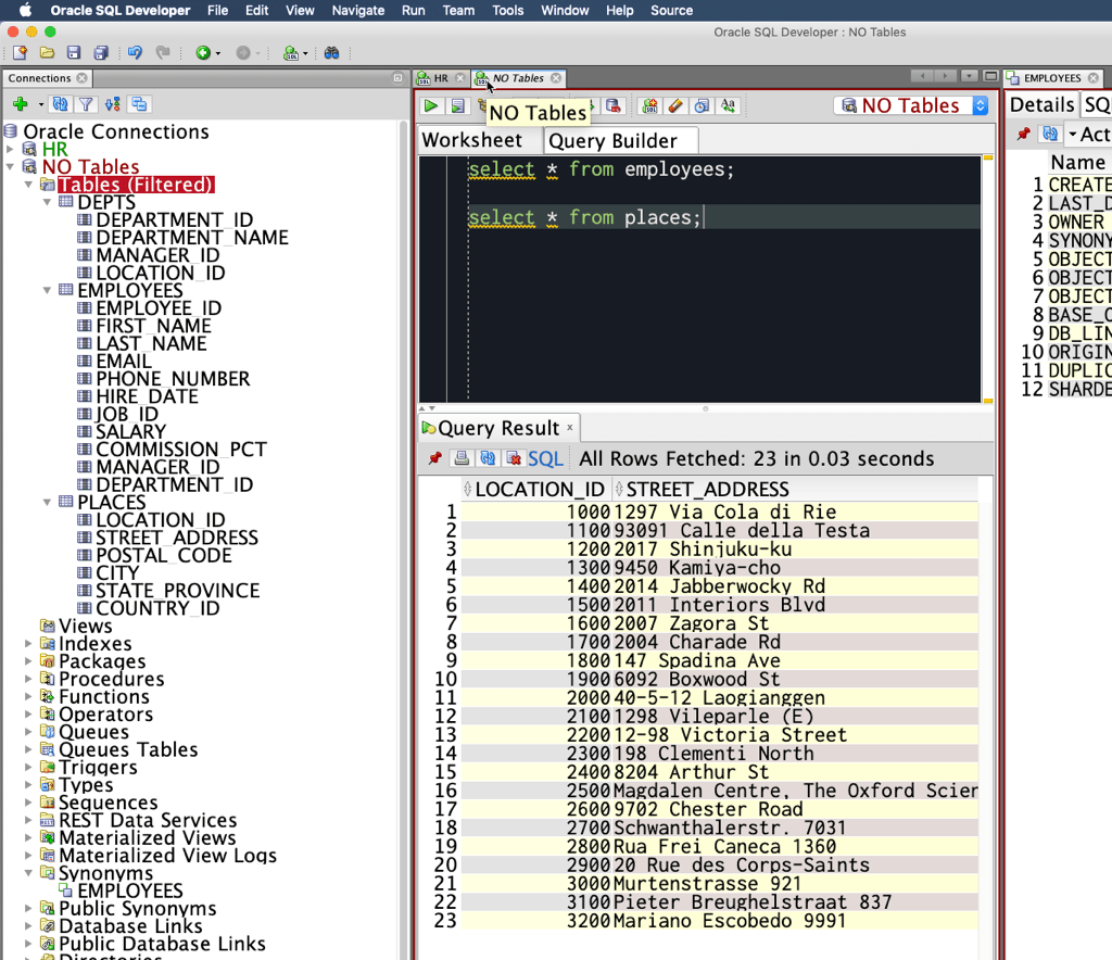 Why Can T I See My Tables In Oracle Sql Developer