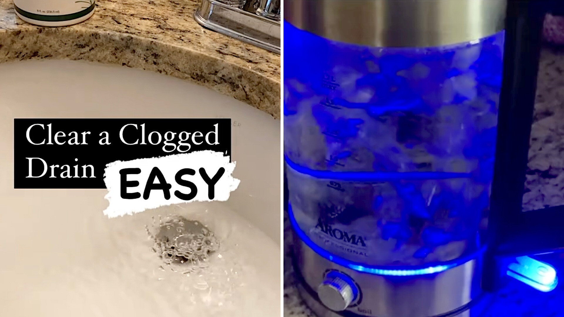 The owner of the house shares a slightly shocked penetration to wipe the clogged banks with the home item: “This works very quickly”