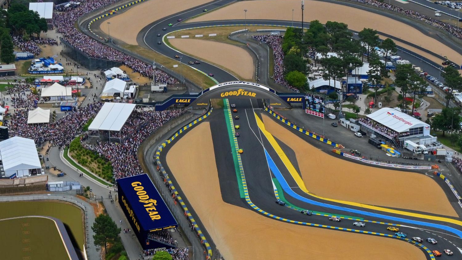 It’s the End of an Era at Le Mans With Goodyear Taking Over the Dunlop Bridge