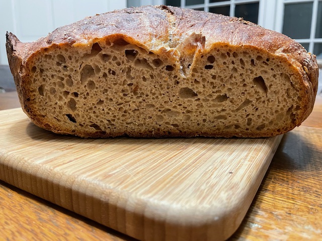 my haphazard hop miche | The Recent Loaf