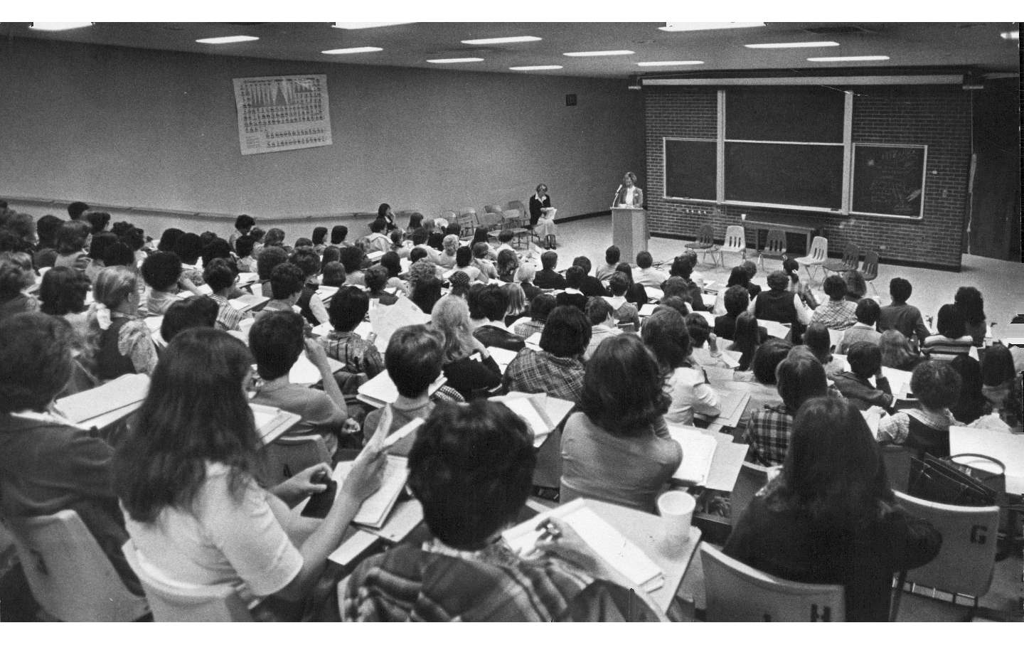 Lecture at Regis College, 1978.