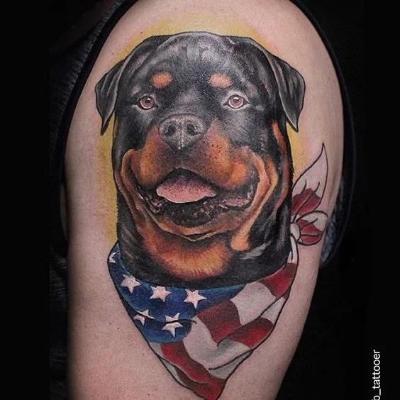 The 35+ Best Rottweiler Tattoo Designs In The World - The Paws 564_x_564_jpg