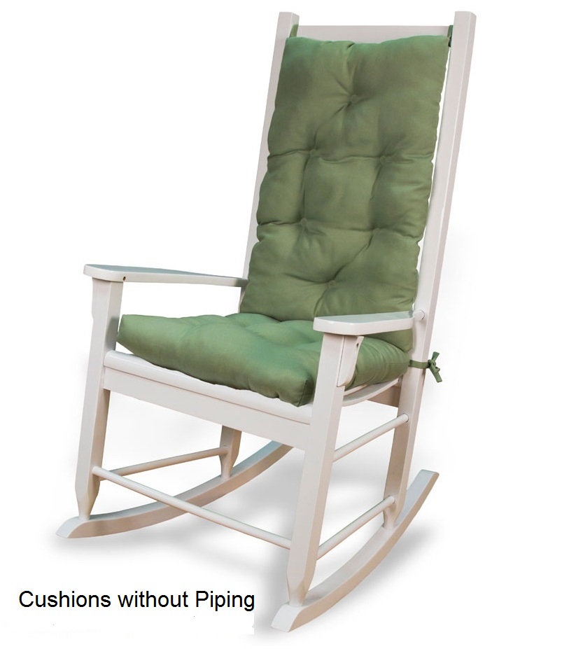 Sunbrella Fabric Rocking Chair Cushion Set The Company Sunbrella Fabric Rocking Chair Cushion
