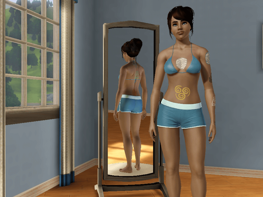 The Sims Resource - Avatar: The Last Airbender Tattoos By Alleylee 657_x_876_png