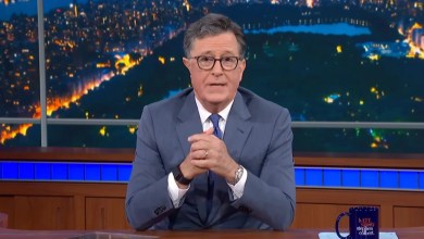 Stephen Colbert says that CBS told him about the cancellation of “late show” last night