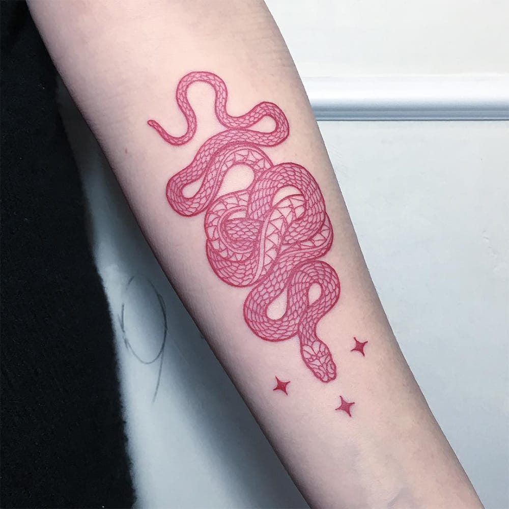 Mesmerizing New Serpentine Tattoos By Mirko Sata | Colossal 1000_x_1000_jpg