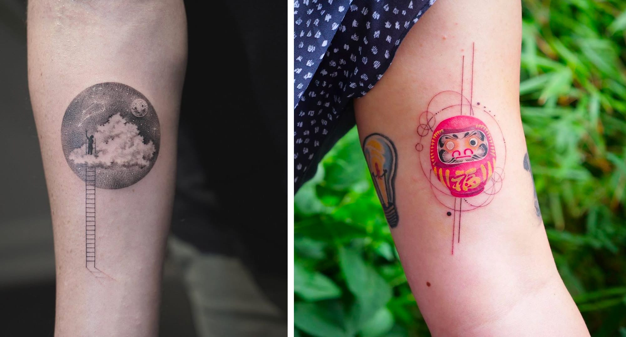 Perfectly Round Tattoos By Eva Encompass Miniature Worlds Inspired By Art History | Colossal 1078_x_2000_jpg