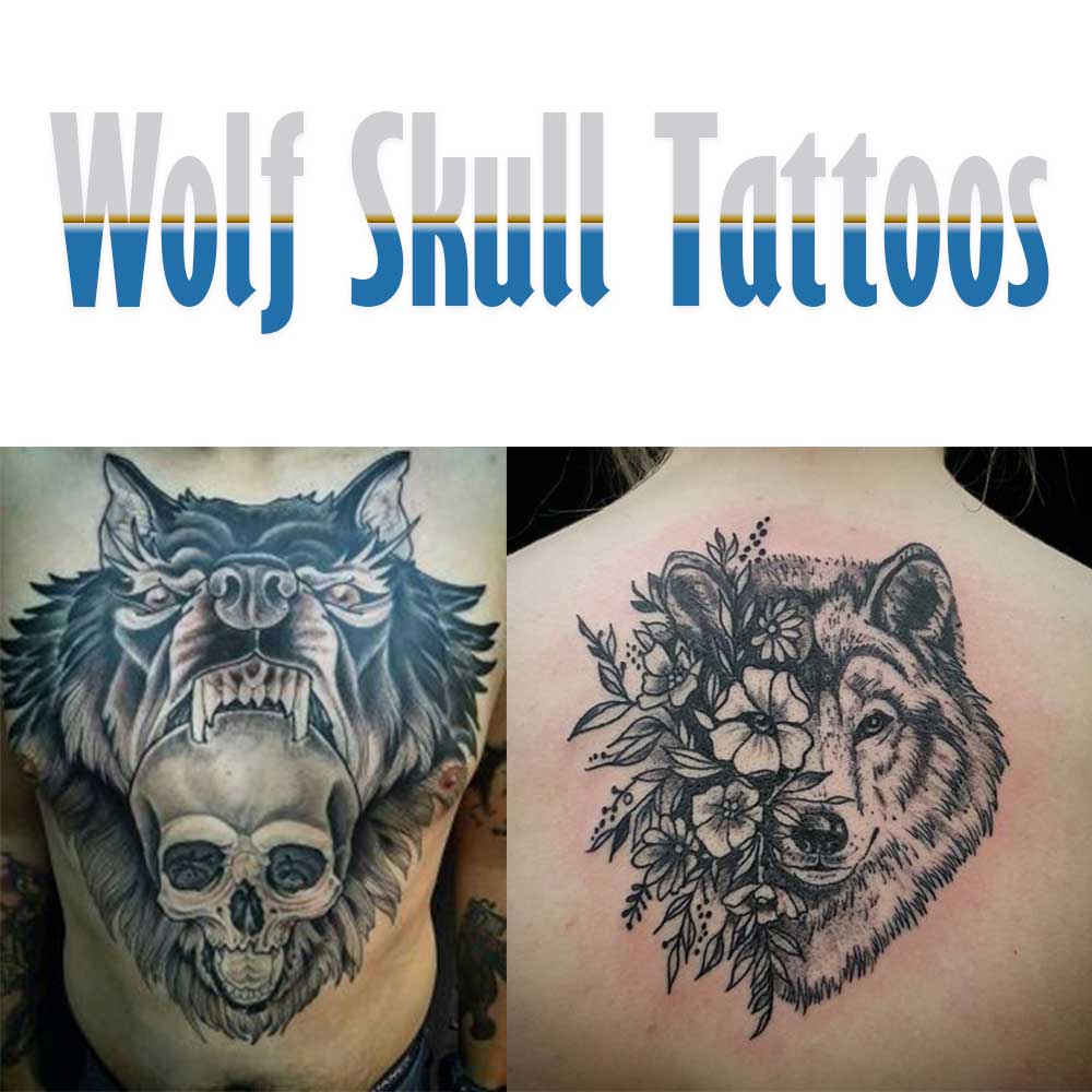 12 Best Wolf Skull Tattoo Ideas & Meaning - Tidy Tale 1000_x_1000_jpg