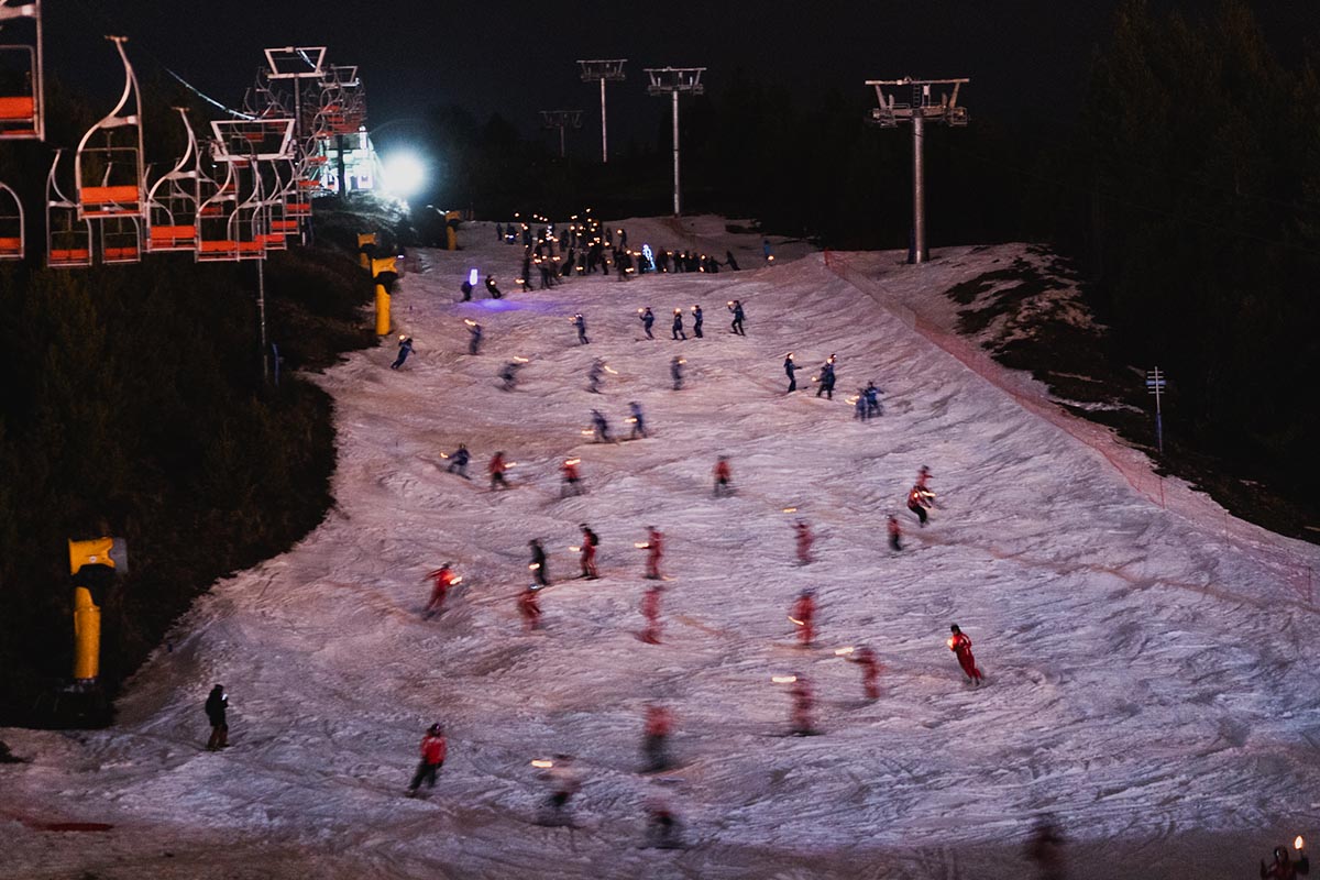 La nieve fabricada, el sistema esencial para mantener viva la temporada en Bariloche
