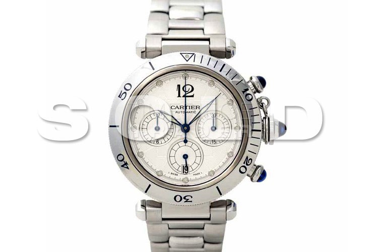 Cartier Pasha 38mm Chronograph Timepiece Trader Timepiece Trader