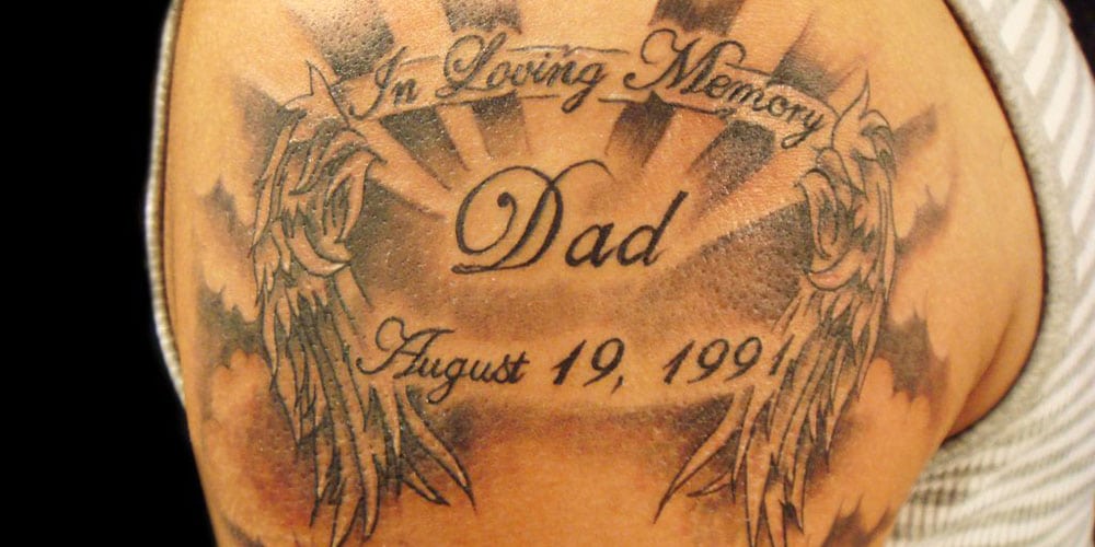 25 Best Memorial Tattoos For Men: Top Rip Tattoo Ideas (2022 Guide) 500_x_1000_jpg