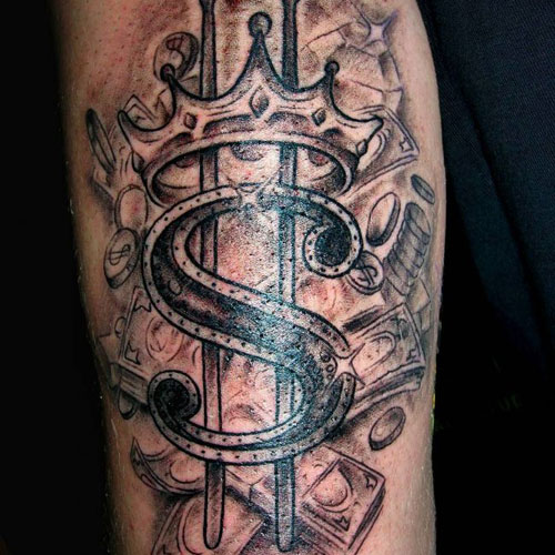 101 Best Money Tattoos For Men: Cool Design Ideas (2022 Guide) 500_x_500_jpg