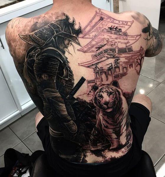 Top 40 Samurai Tattoo Design Ideas With Meaning 600_x_560_jpg