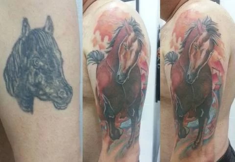 Cavallo Cover Up - Tuttotattoo.com 332_x_480_jpg