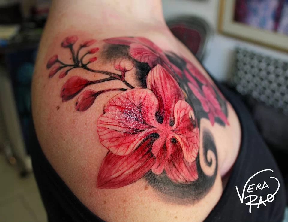 Orchidea Tattoo - Tuttotattoo.com 739_x_960_jpg