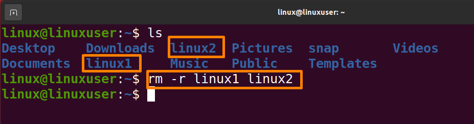 How To Delete A Directory In Ubuntu 20.04 9 Text description automatically generated with medium confidence