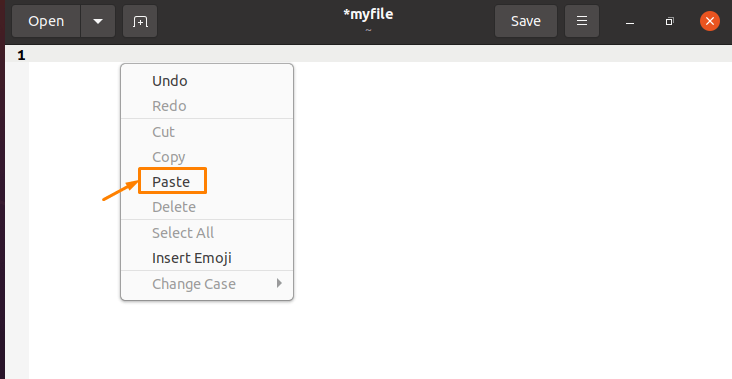 How To Copy And Paste In Ubuntu 5 Graphical user interface, application description automatically generated