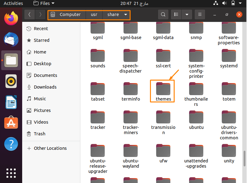 How To Change The Ubuntu Theme 8 Graphical user interface, application description automatically generated