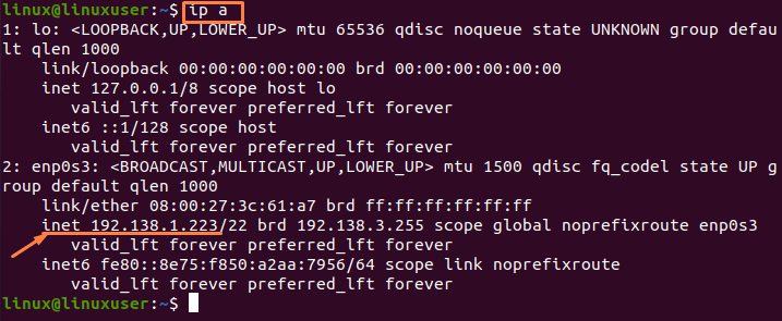 How To Change The Ip Address In Ubuntu 58 Text description automatically generated