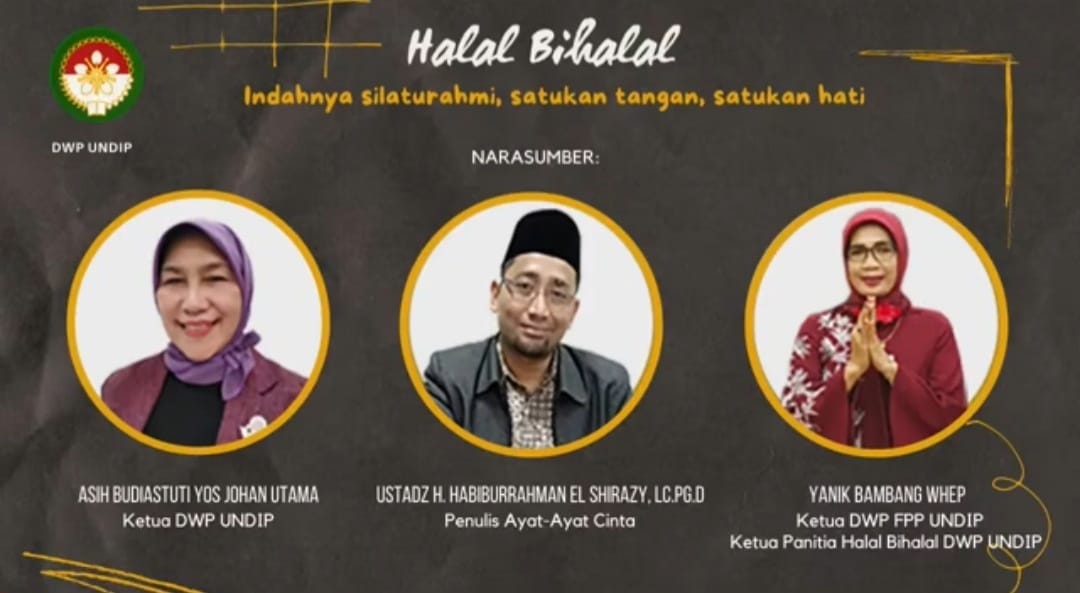 Halal Bihalal DWP Undip: Indahnya Silahturahmi, Satukan Tangan, Satukan  Hati - Universitas Diponegoro