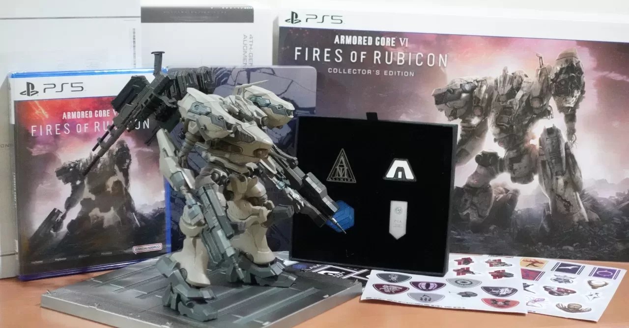 Unboxing the Armored Core VI: Fires of Rubicon Collectors Edition Armored core toy video