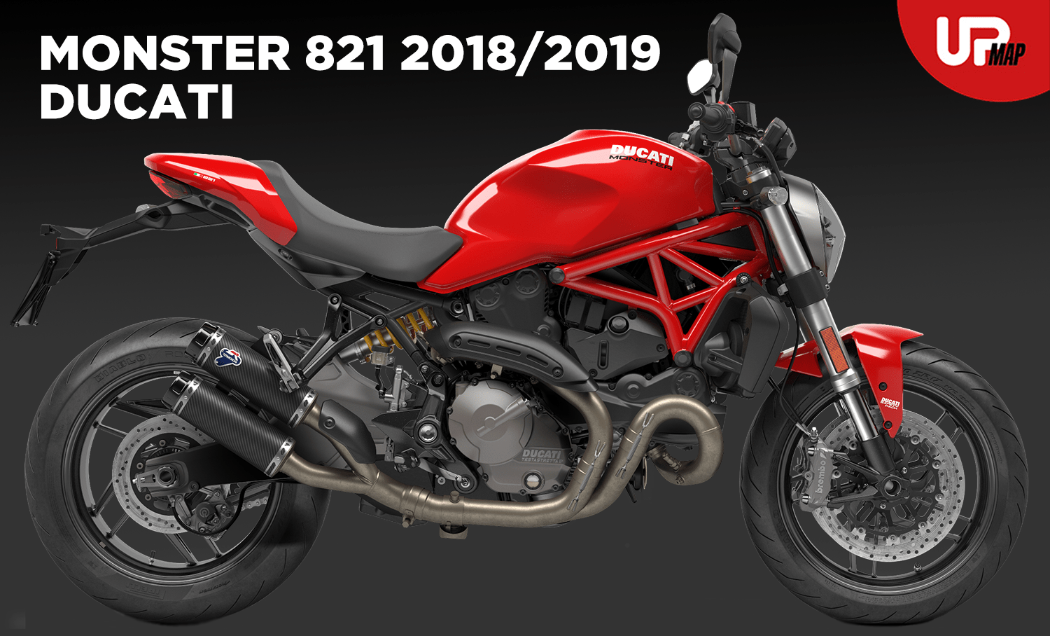 Upmap T800 Ducati Monster 821 E Monster 821 35kw 2018 2019