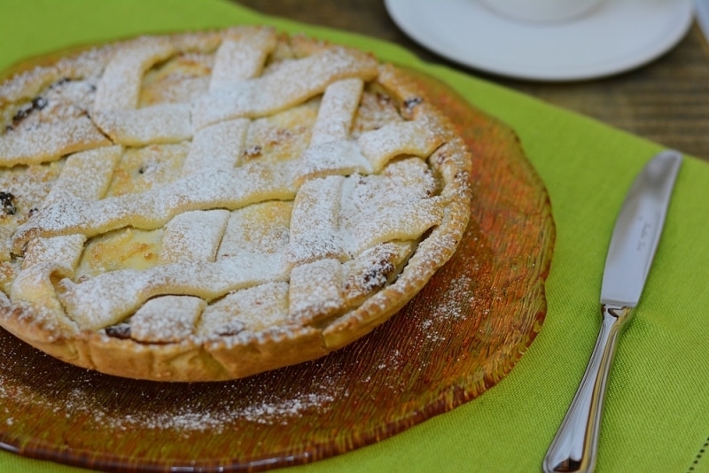 Crostata Di Ricotta Con Le Gocce Di Cioccolato Valle Italia