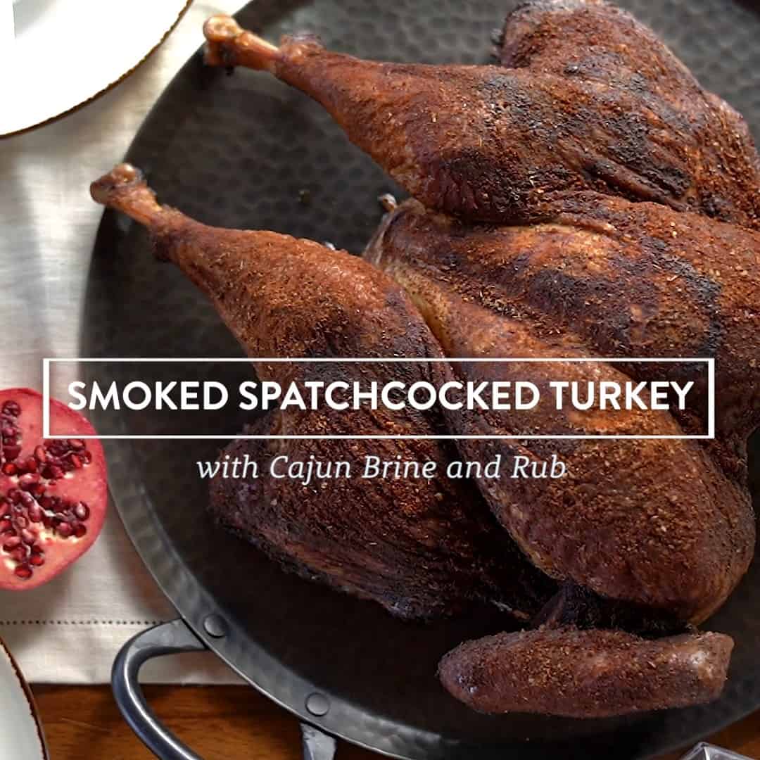 Smoked Spatchcock Turkey Dry Brine