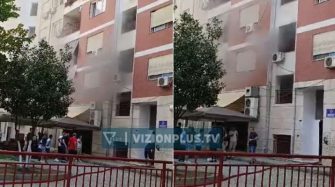 Merr flakë kabina elektrike në një pallat në Yzberisht, detajet e para