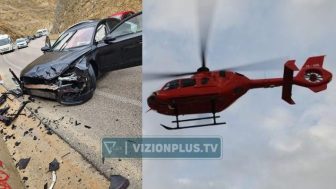 FOTO LAJM/ Aksident në “Kardhiq-Delvinë”, 8-vjeçarja niset urgjent me helikopter drejt Tiranës